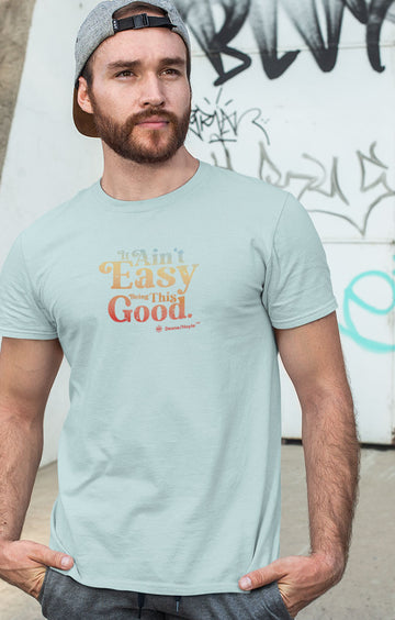 It Ain't Easy - Tee (Prism Ice blue)